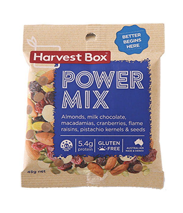 HAB1116 Harvest Box 牛奶巧克力坚果 POWER MIX - Dried fruit, nuts, seeds and milk chocolate 10 x 45g.jpg
