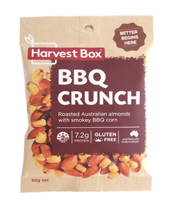 221729587753309552.jpg HAB1470-利亚杏仁烟熏玉米能量包10x50g-BBQ-CRUNCH---Roasted-Australian-Almonds-with-Smokey-BBQ-Corn-10-x-50g.jpg