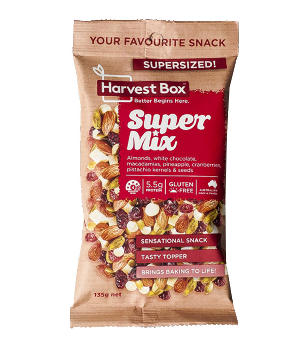 221729587980883554.jpg HAB1472-Harvest-Box--白巧克力杏仁坚果超级能量包(菠萝&蔓越莓&开心果)8x135g-SUPER-MIX--Almonds,-white-chocolate,-macadamias,-pineapple,-cranberries,-pistachio-kernals-&-seeds-8-x-135g.jpg