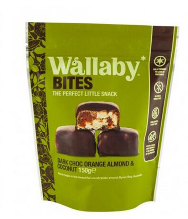 WAL0551-Wallaby鲜果扁桃仁黑巧克力米通-Rice-Puffs,-Dark-Choc-Orange-Almond-&-Coconut-Bites-150g.jpg